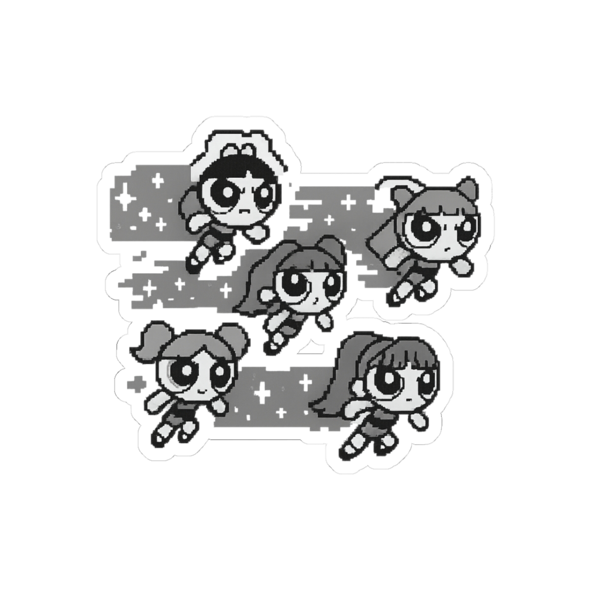 NewJeans Powerpuff Girls Crossover Sticker - Official stickers merchandise
