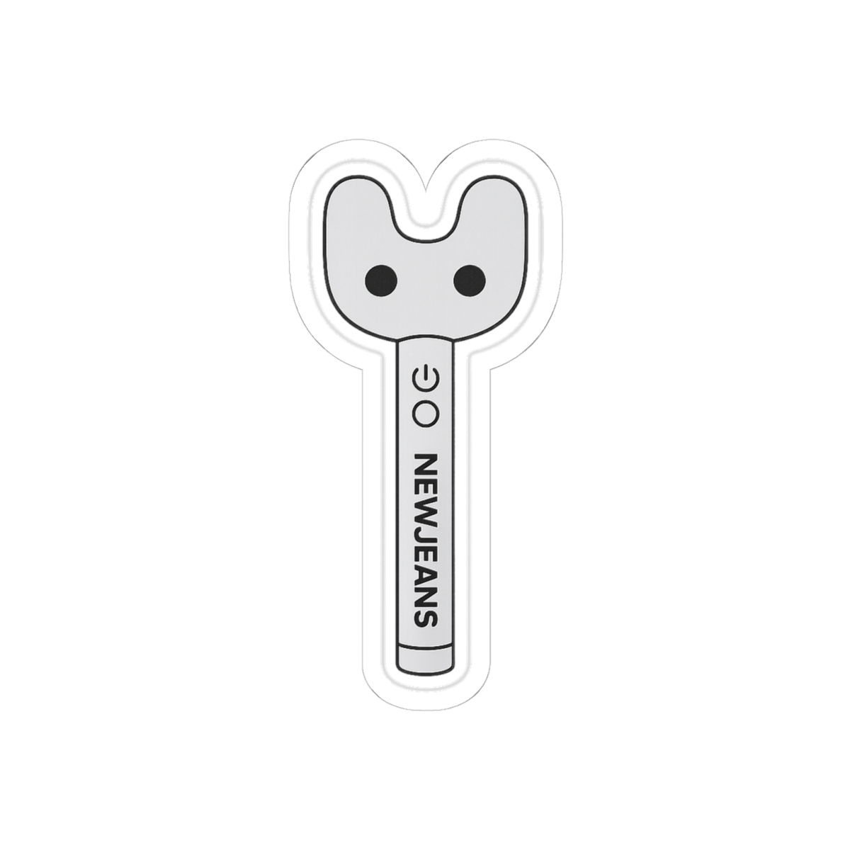NewJeans Lightstick Vinyl Sticker | Cute K-Pop Decal
