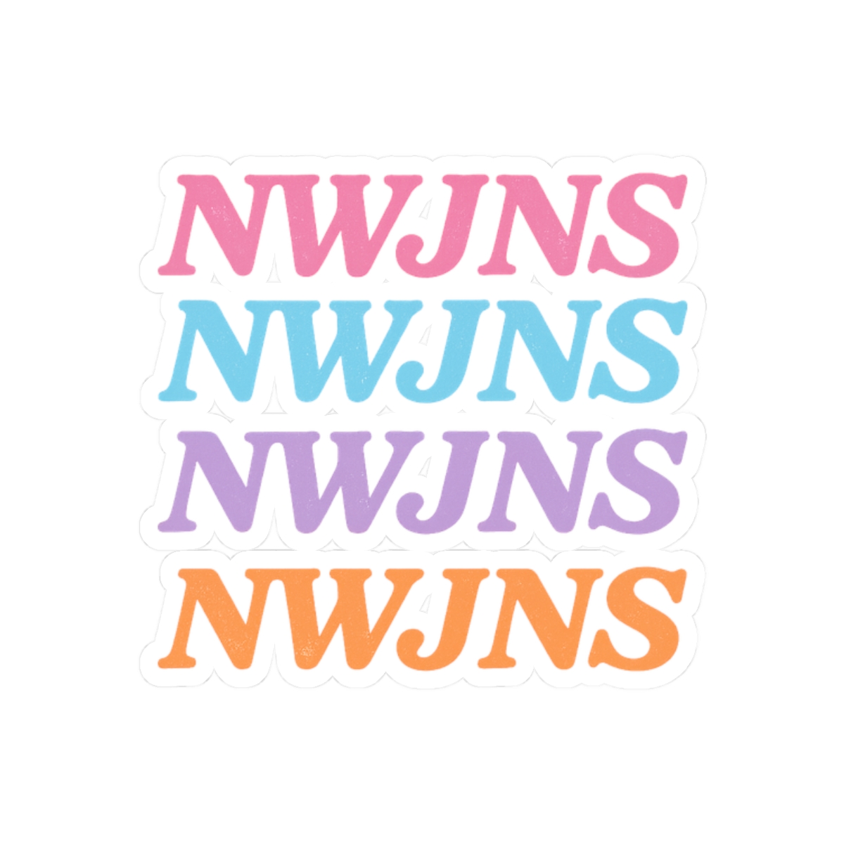 NewJeans Bunnies Hello K-pop Cute Sticker Decals - alternate angle 3, merchandise