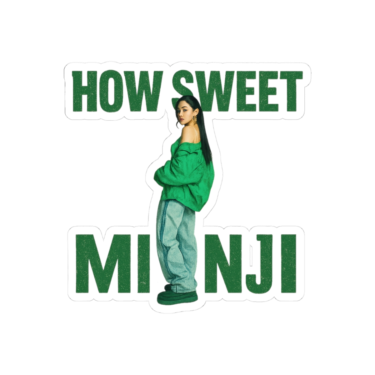 Minji How Sweet NJZ NewJeans Sticker - Official stickers merchandise
