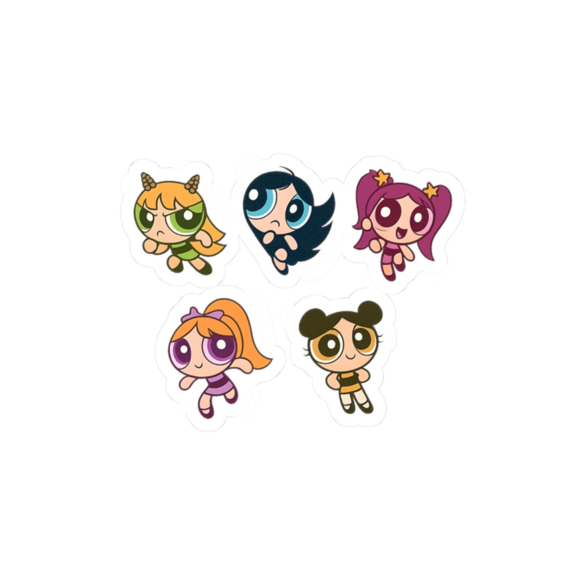 NewJeans Powerpuff Girls Sticker Pack | Cute Vinyl Decals - alternate angle 3, merchandise