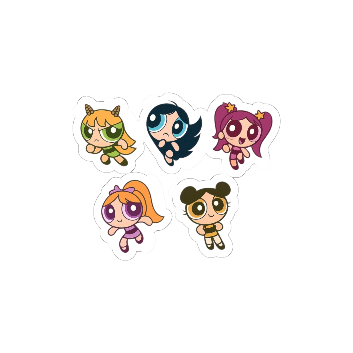 NewJeans Powerpuff Girls Sticker Pack | Cute Vinyl Decals - alternate angle 1, merchandise