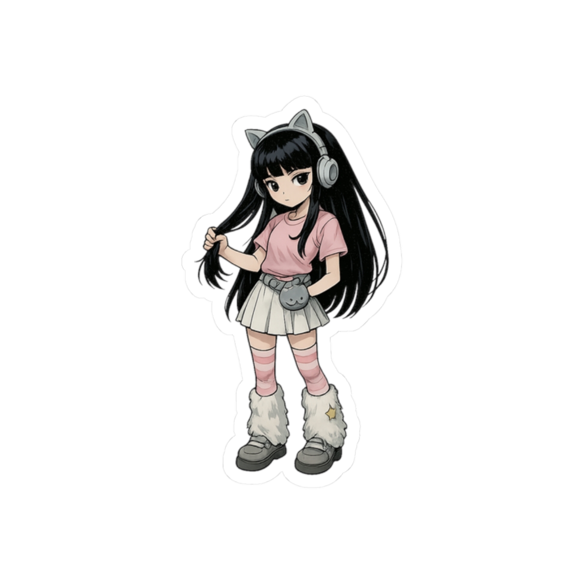 NewJeans Bunnies Sticker | Cute K-pop Vinyl Decal - alternate angle 3, merchandise