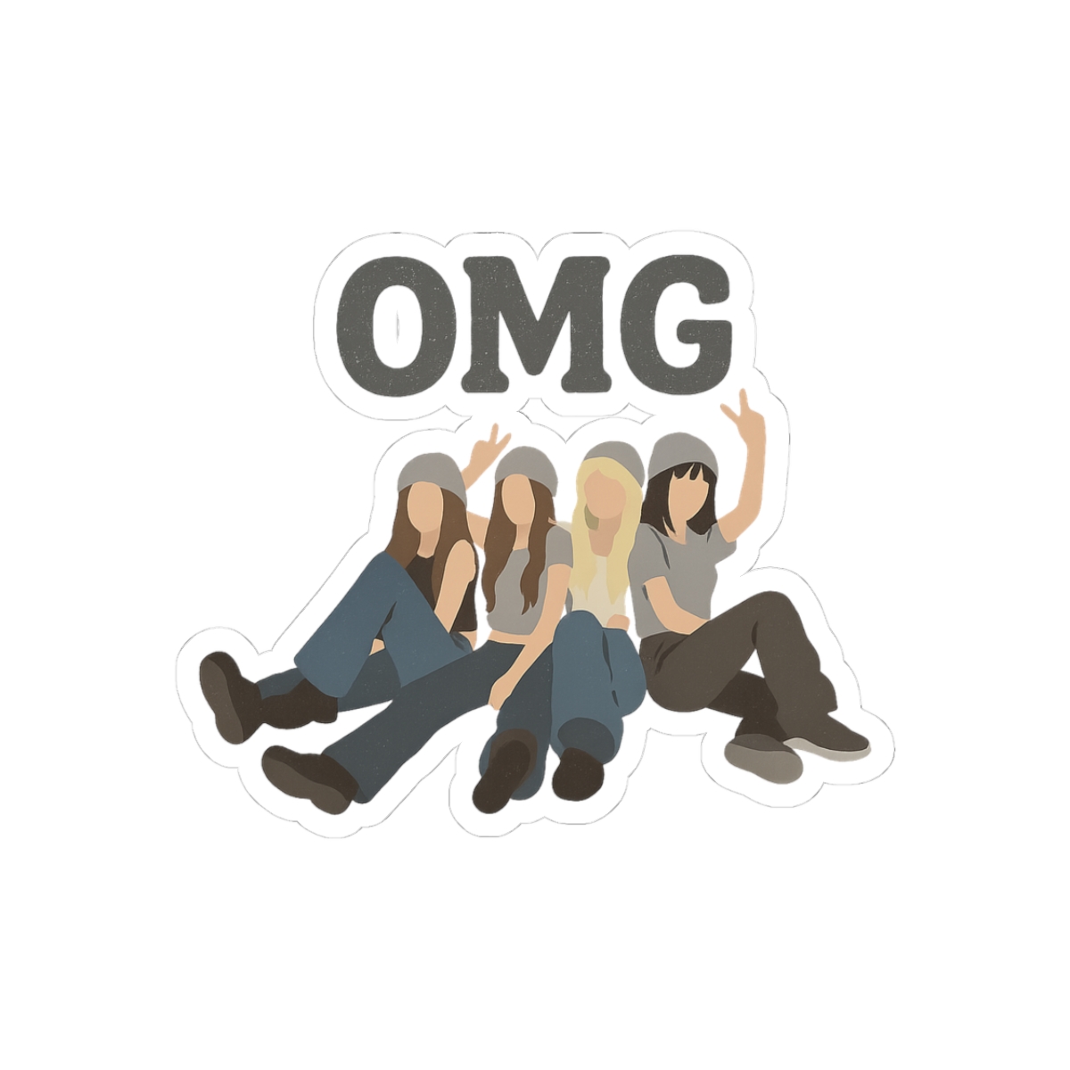 NewJeans OMG Playful Digital K-Pop Sticker - Official stickers merchandise