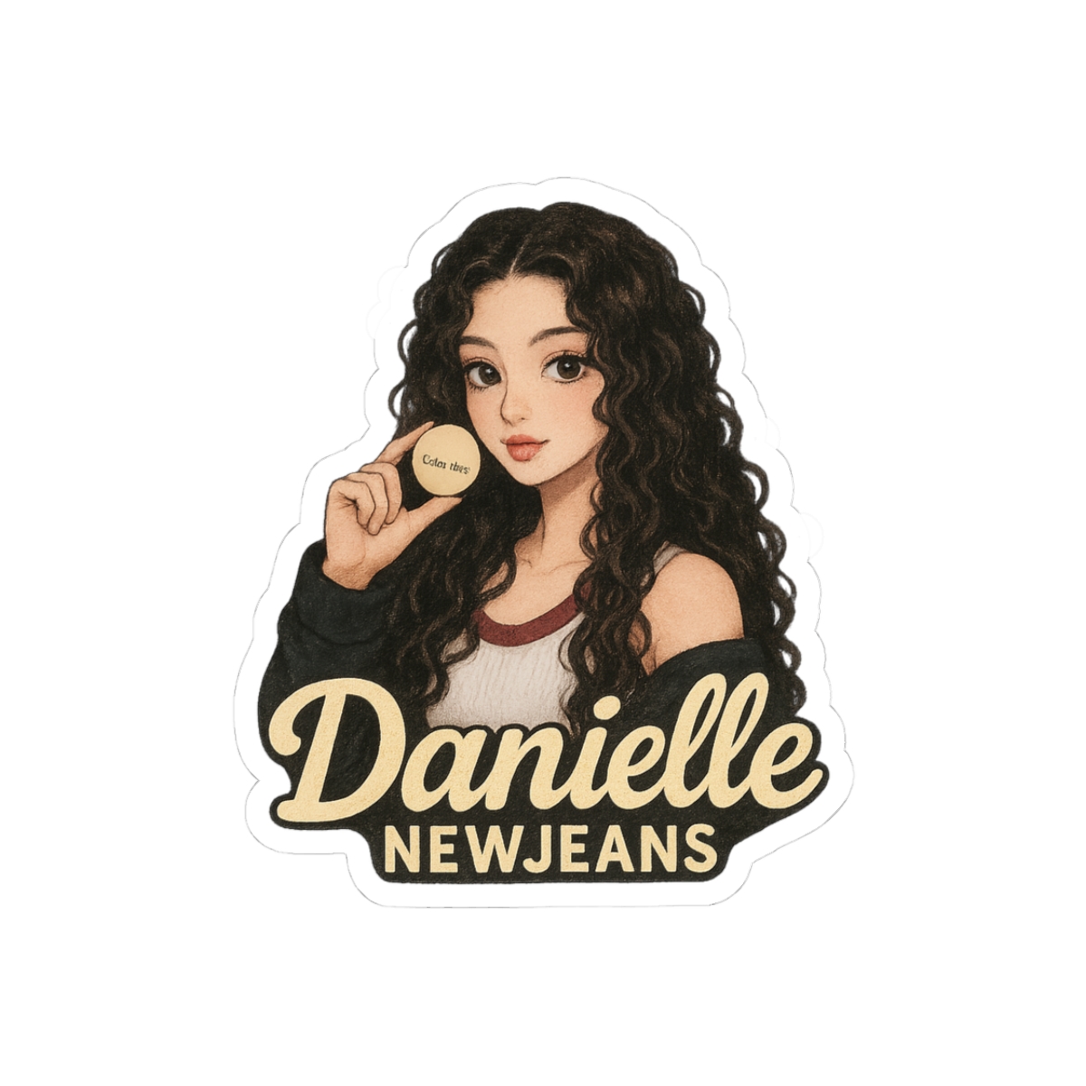 Danielle NewJeans K-Pop Fanart Idol Sticker - Official stickers merchandise