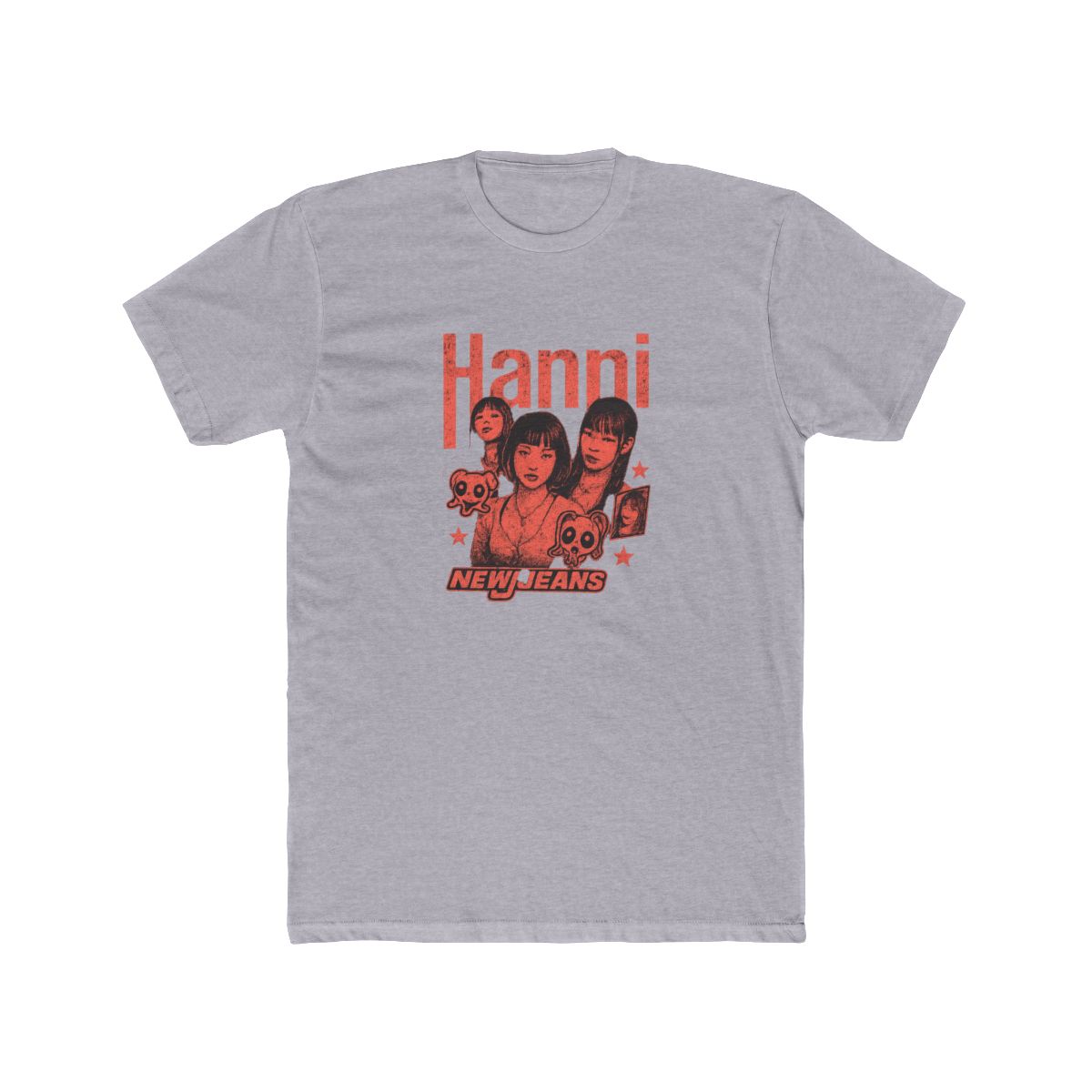 Hanni NewJeans Red Halftone K-Pop T-Shirt - Official t-shirts merchandise
