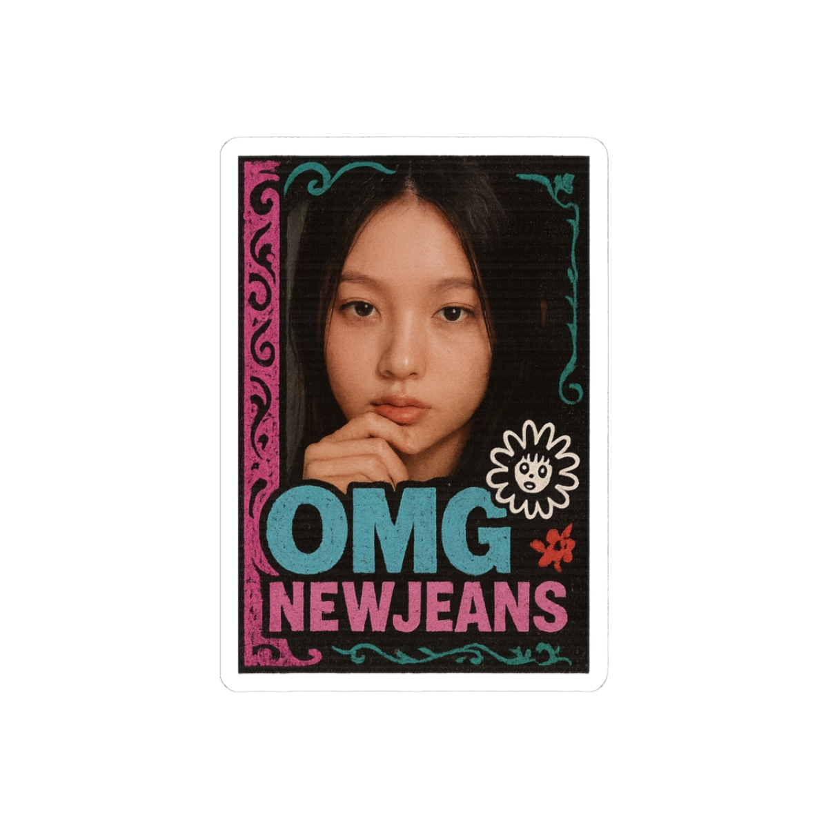 NewJeans OMG Danielle K-Pop Sticker - Official stickers merchandise