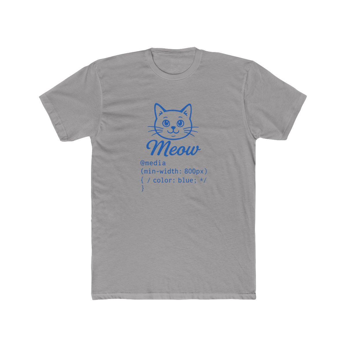 Funny CSS Media Query Code T-Shirt for Developers - Official t-shirts merchandise