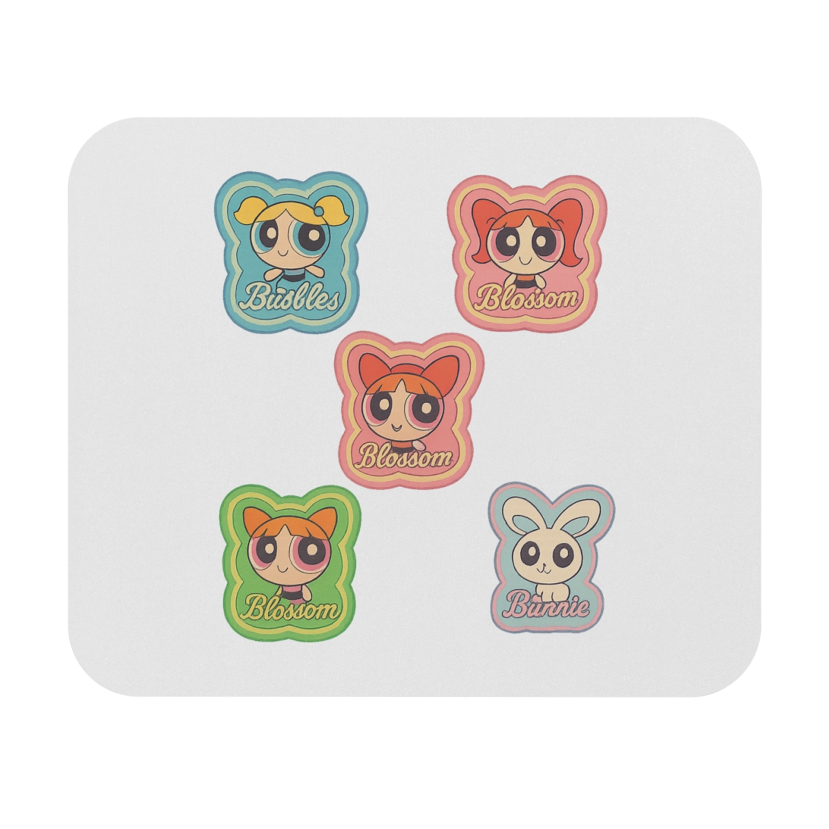 Powerpuff Girls x NJ Vibrant Desk Mouse Pad - Official Group merchandise