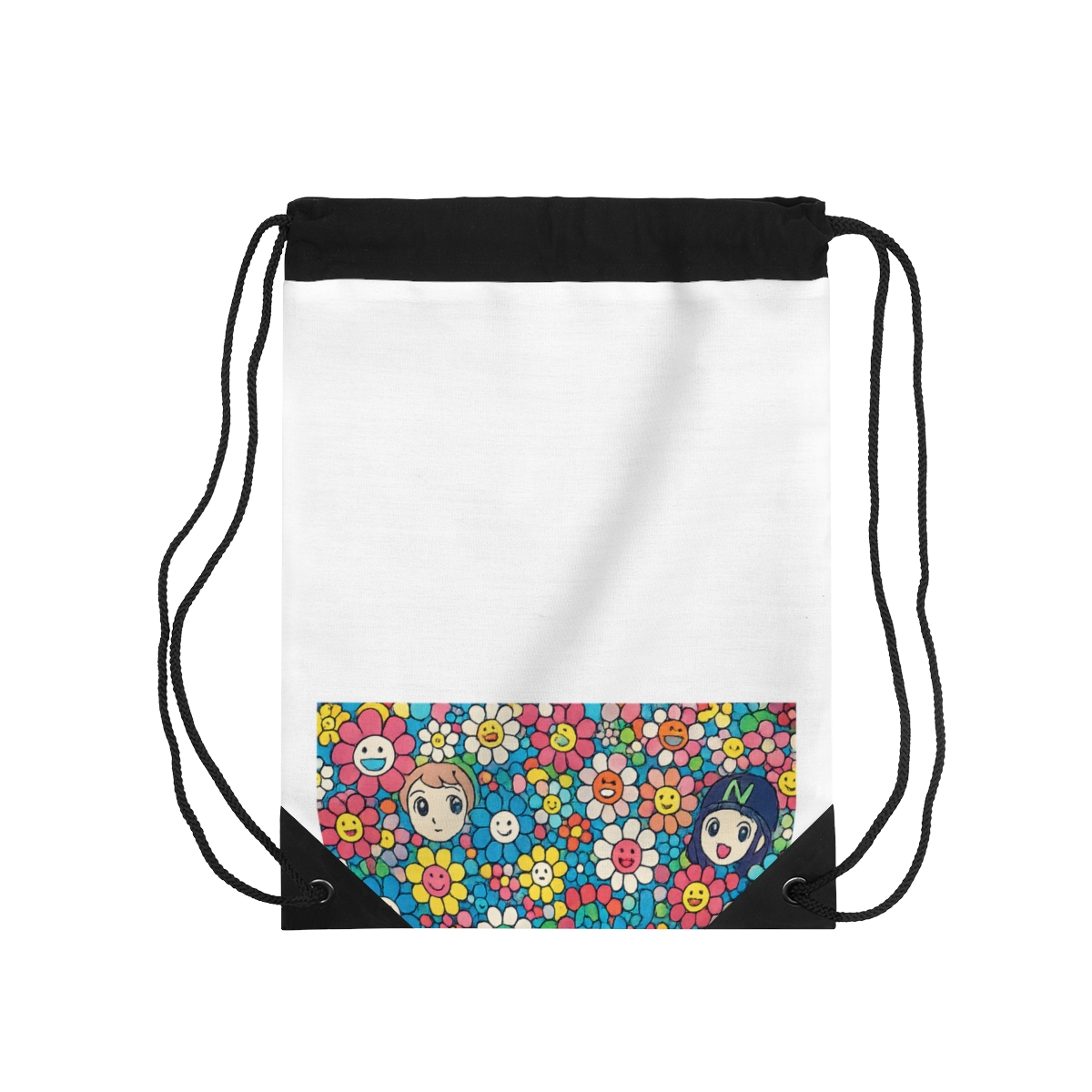 NewJeans Supernatural x Murakami Collab Drawstring Bag - Official Group merchandise