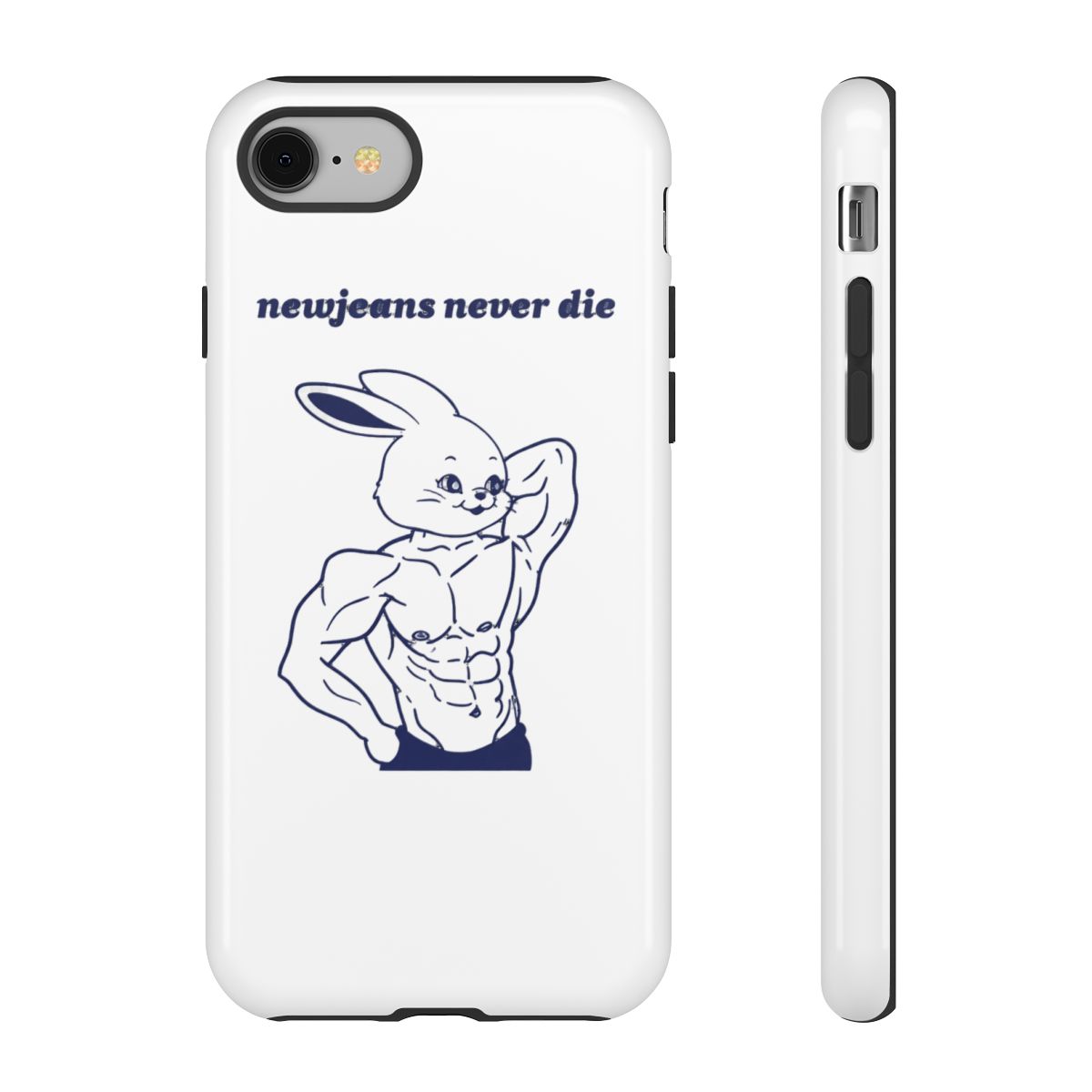 NewJeans Never Die Muscular Rabbit Phone Case - Official phone-cases merchandise