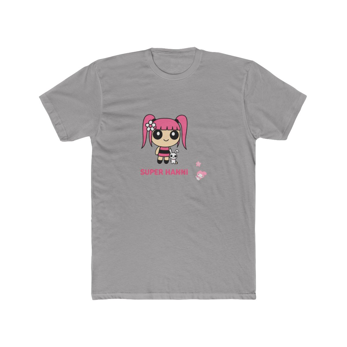 Super Hanni Cartoon Girl Pink Pigtails T-Shirt - Official t-shirts merchandise