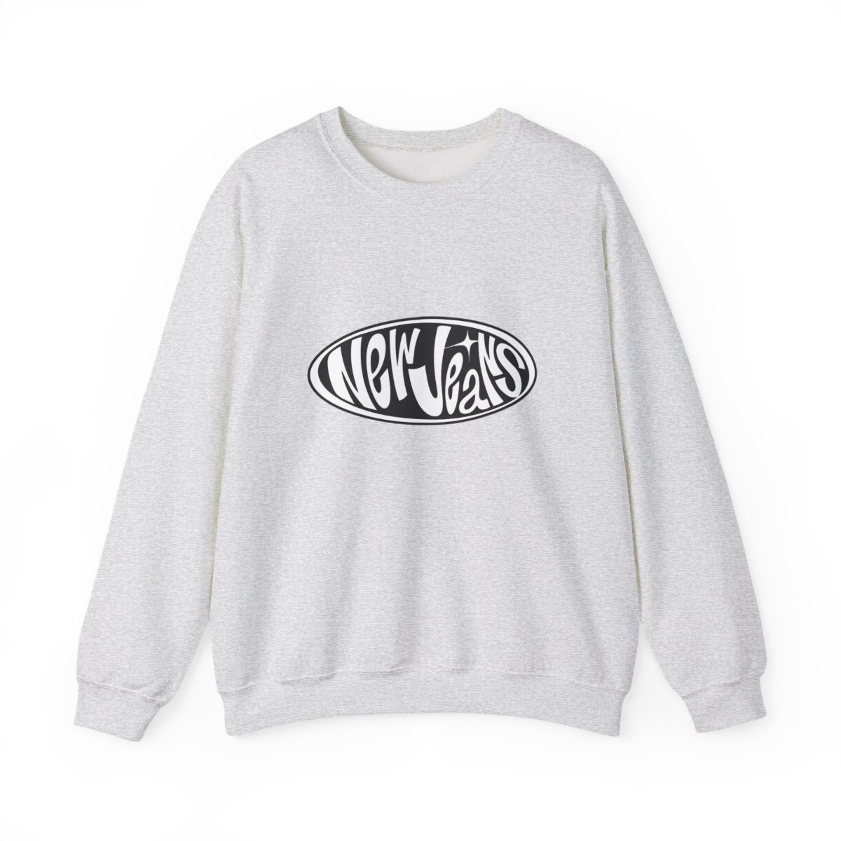 New Jeans Sweatshirt | Kpop Fan Gift | Raglan Crewneck Black Graphic | Bunnies Merch | Kpop Aesthetic Sweater | NewJeans Fan Apparel - alternate angle 3, merchandise