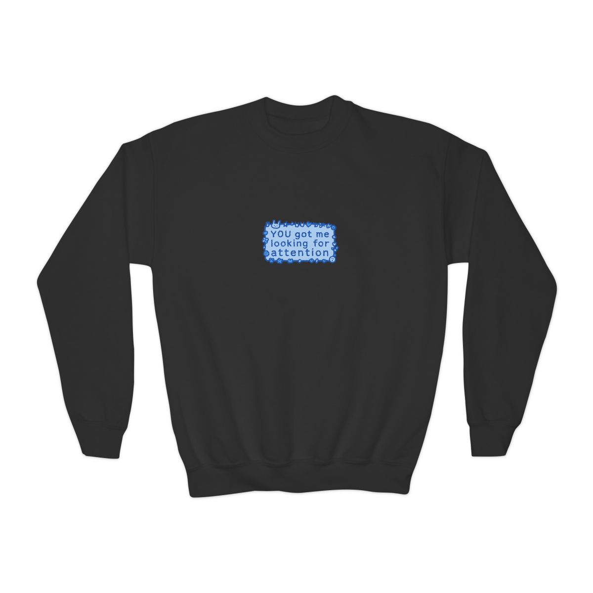NewJeans 'Attention' Icon Graphic Kids Sweatshirt