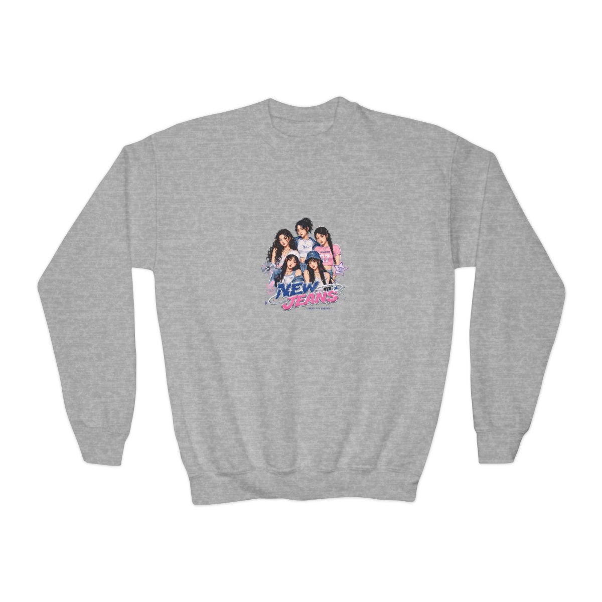 NewJeans Crewneck Kids Sweatshirt - alternate angle 2, merchandise