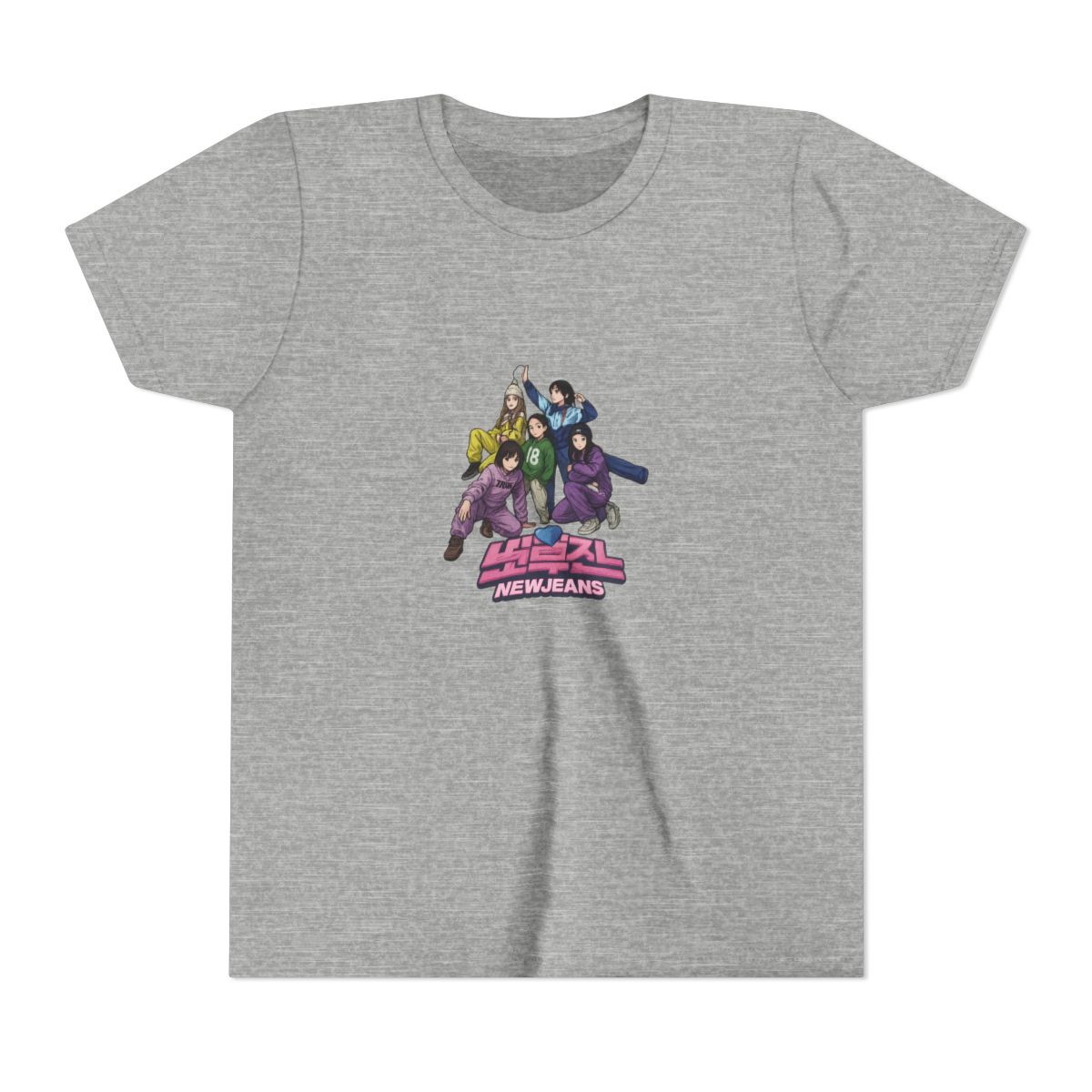 NewJeans K-Pop Bunny Fan Graphic Kids T-Shirt
