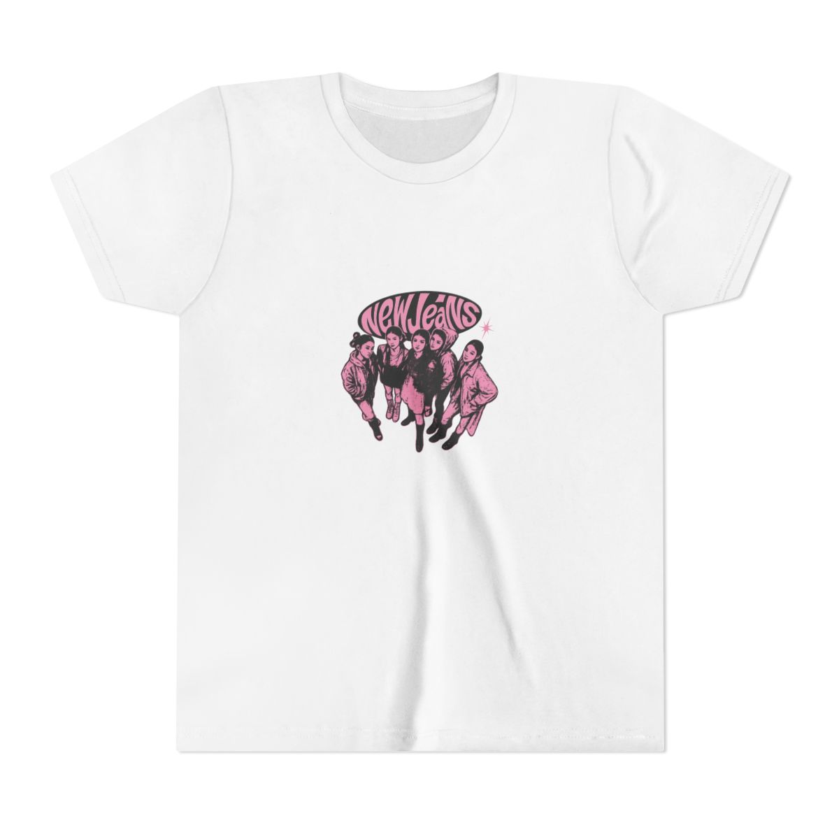 Vibrant NewJeans K-Pop Graphic Kids T-Shirt