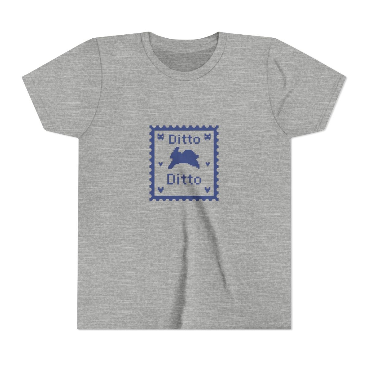 Vintage Ditto Stamp Blue Edition Kids T-Shirt